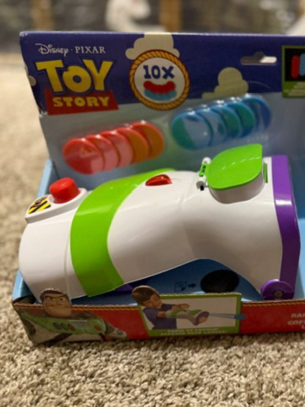 NIB Buzz Lightyear Rapid Disc Blaster Toy